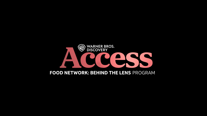WBD Access x Food Network: Behind the Lens Logo