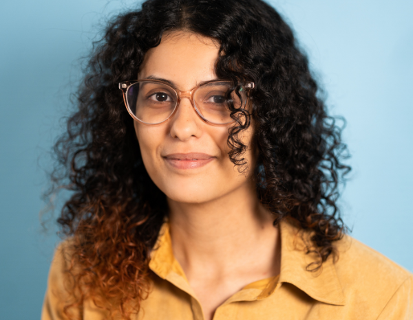 Headshot of Aida Karkas. 2024 participant, Training and Mentoring Program at L'inis. Headshot of Aida Karkas. 2024 participant, Training and Mentoring Program at L'inis.